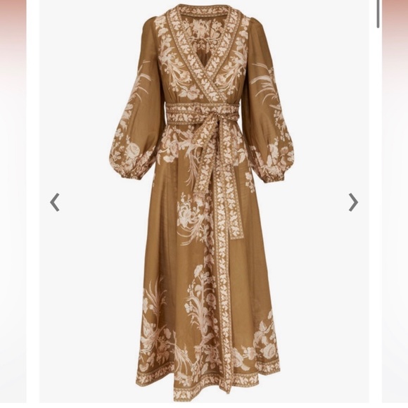 ZIMMERMANN Anneke Wrap Midi Dress - Picture 5 of 14